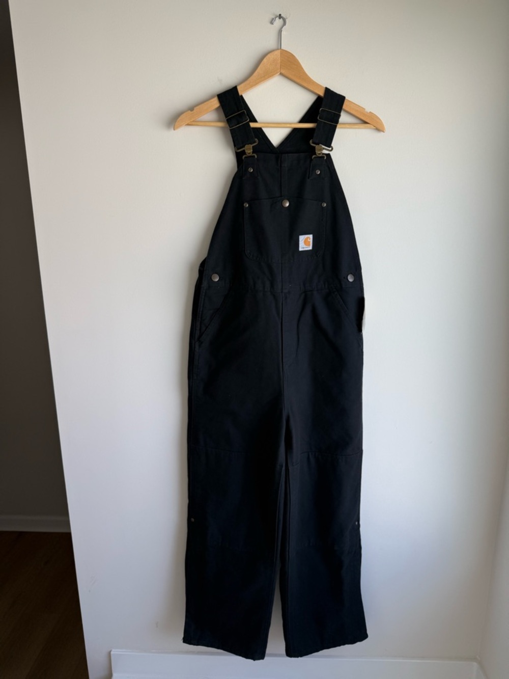 Carhartt Kids 12 Insulated Bib Overalls NWT Black Workwear